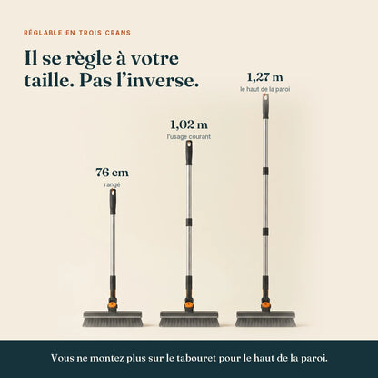 NETTARIA Debout — Brosse à manche long