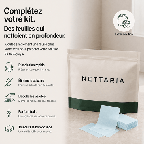 x100 - Lingettes solubles - NETTARIA